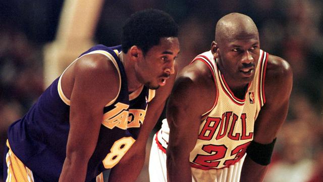 Kobe Bryant dan Michael Jordan