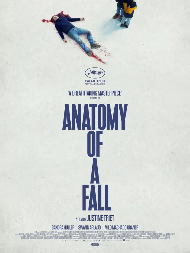 Poster film Anatomy of a Fall. (Foto: Dok. Les Films Pelléas/ Les Films de Pierre/ IMDb)