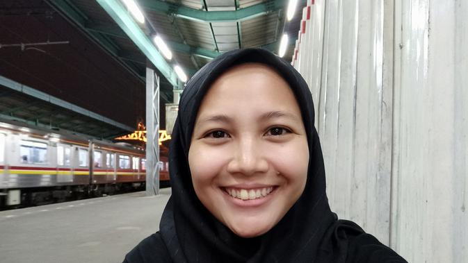 Hasil foto kamera depan Redmi Note 8 Pro (Foto: Andina Librianty/Liputan6.com)