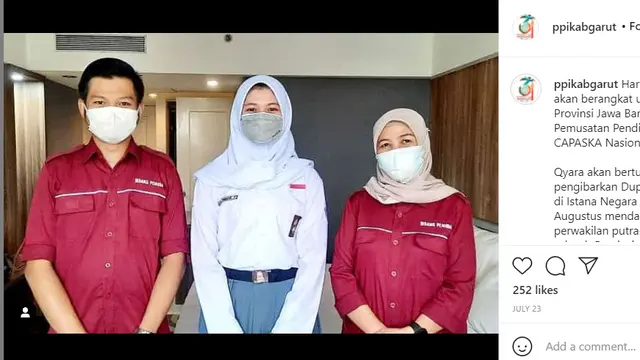 Paskibraka, Paskibraka 2021, Paskibraka Nasional 2021, Pembawa Baki, Pembawa Baki Paskibraka Nasional 2021, Qyara Maharani Putri