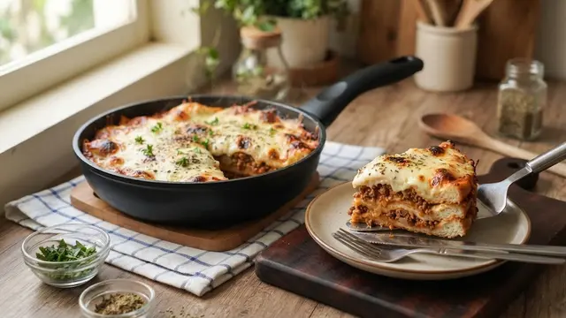 Resep Lasagna Roti Tawar Tanpa Oven