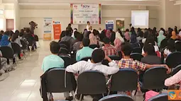 Citizen6, Semarang: Peserta workshop citizen jurnalism di Universitas Diponogoro, Semarang. (Pengirim: Ady Permadi)