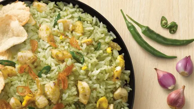 Resep Nasi Goreng Cabe Hijau Kekinian