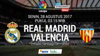 La Liga 2017 Real Madrid Vs Valencia (Bola.com/Adreanus Titus)
