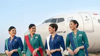Potret Seragam Baru Pramugari Garuda Indonesia Rancangan Obin, Sematkan Motif Lereng Penuh Makna