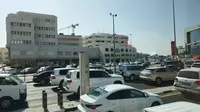 Suasana di Doha, Qatar, tak ada sepeda motor yang berseliweran. (Bola.com/Ade Yusuf Satria)