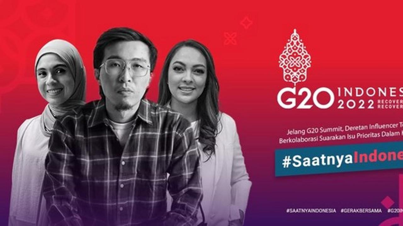 Deretan Influencer Ternama Berkolaborasi Suarakan Isu Prioritas Jelang G20 Summit