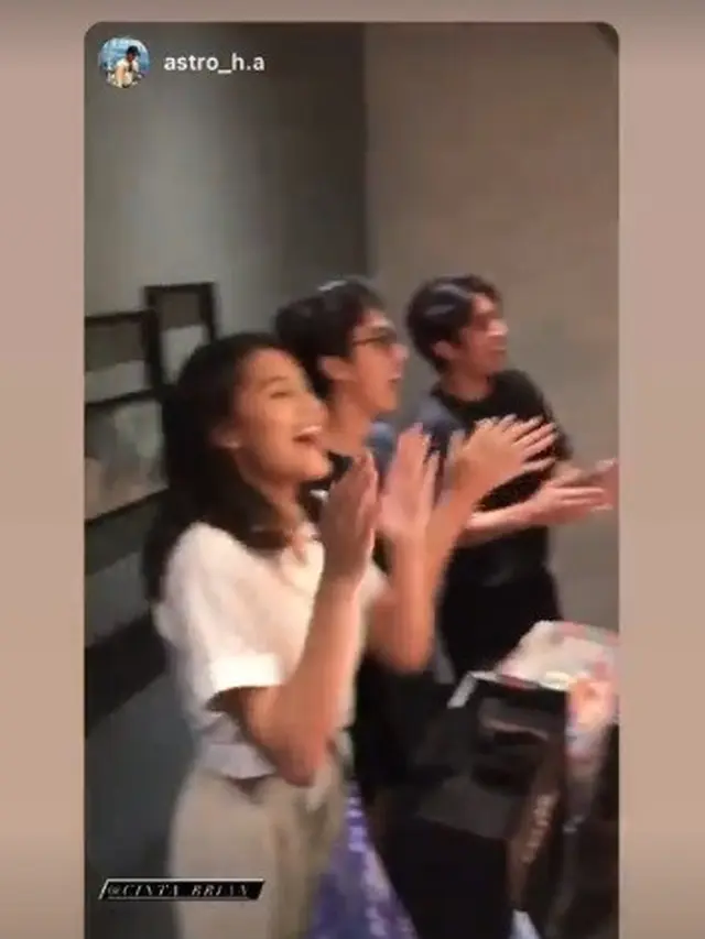 Momen ulang tahun ke-24 Cinta Brian (Foto: Instagram @cinta_brian)