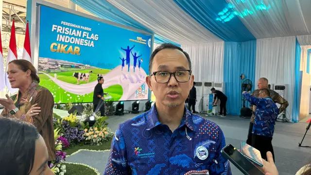 Corporate Affairs Director PT Frisian Flag Indonesia Andrew F Saputro. (Foto: Liputan6.com/Tira Santia)