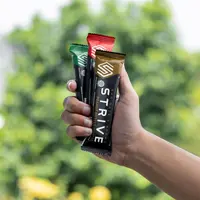 Simak cara mewujudkan resolusi sehat 2021 dari camilan sehat Strive (Foto: Instagram/striveindonesia)