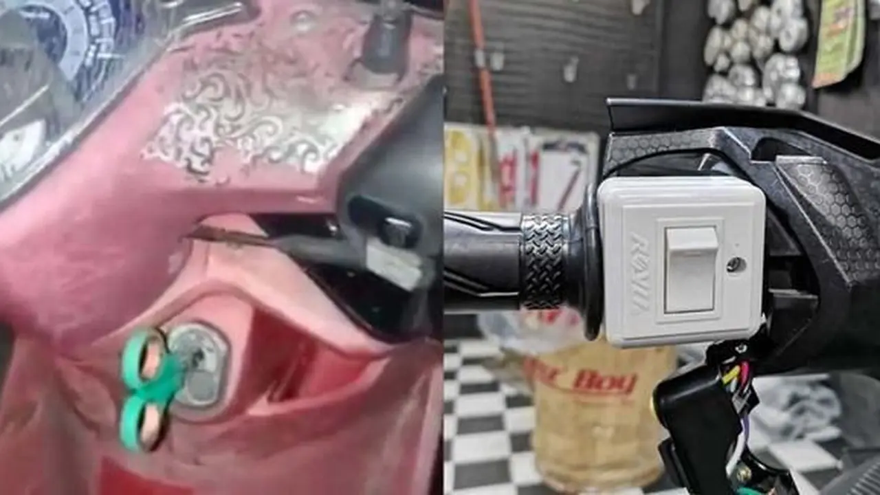 Modifikasi motor lucu