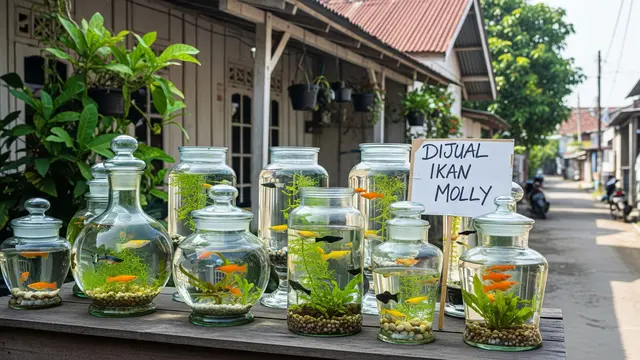 Ide Ternak Ikan Mini di Stoples Kaca Bikin Rumah Jadi Estetik dan Menguntungkan