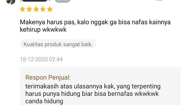 10 Ulasan Kocak Pembeli Usai Beli Barang Online