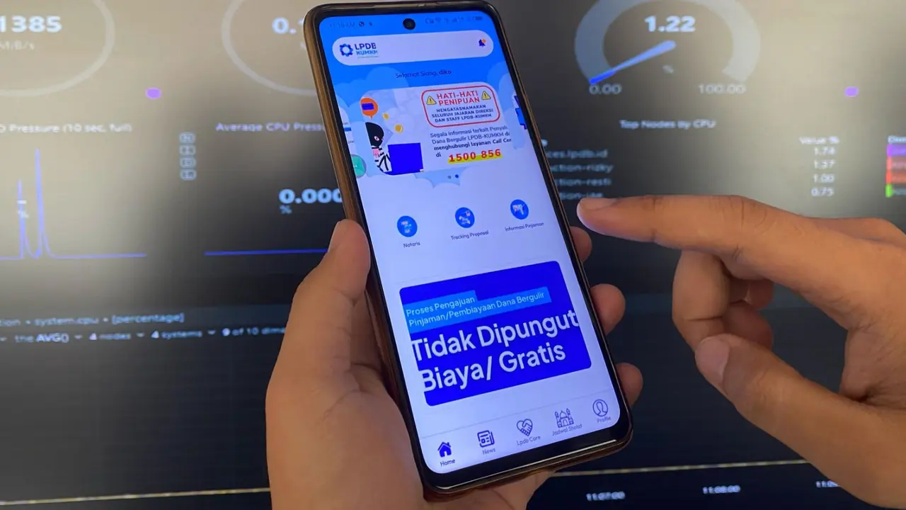 LPDB-KUMKM meluncurkan aplikasi mobile eLPDB