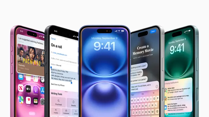iPhone 16 dan iPhone 16 Plus yang sudah didukung dengan Apple Intelligence. (Dok: Apple)