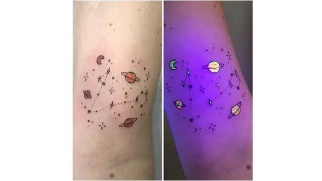 7 Desain Tatto Glow In The Dark, Bikin Imajinasi Jadi Nyata