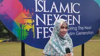 Anisa Rahma menghadiri Hijab Celebration day 2019 (dok. prbadi/ Adinda Kurnia)