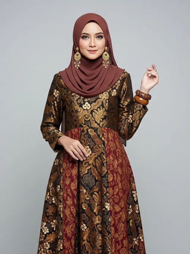 Model Gamis Brokat Kombinasi Cocok untuk Acara Apa?
