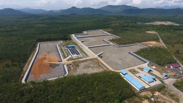 Tempat Pemrosesan Akhir (TPA) sampah regional Banjarbakula yang berada di Kecamatan Cempaka, Kota Banjarbaru, Kalimantan Selatan. (Dok Kementerian PUPR)