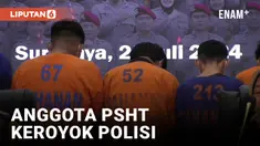 13 Anggota PSHT Ditetapkan Jadi Tersangka Pengeroyokan Polisi