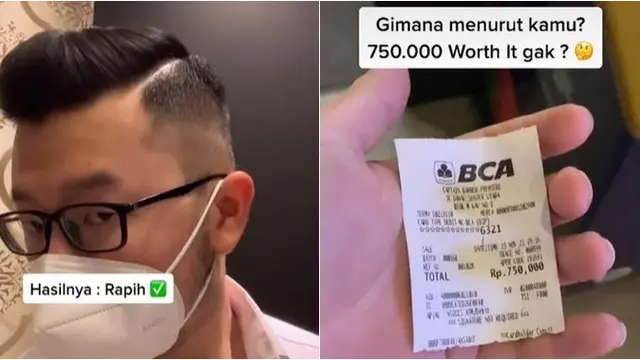 Viral Potong Rambut Ala Sultan Bayar Rp 750 Ribu, Fasilitasnya Bikin Melongo