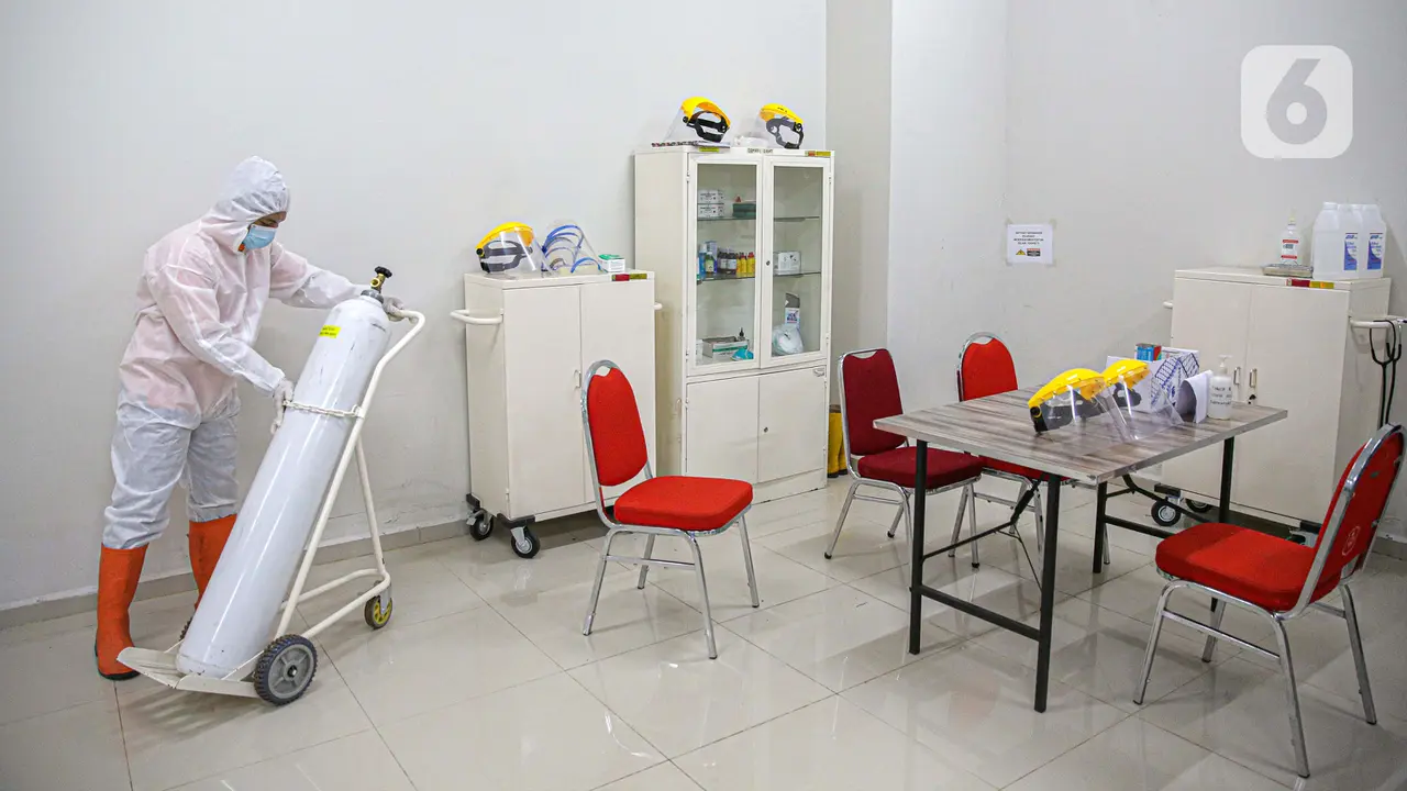 FOTO: Mengintip Tower 8 Wisma Atlet Pademangan untuk Isolasi Pasien OTG COVID-19