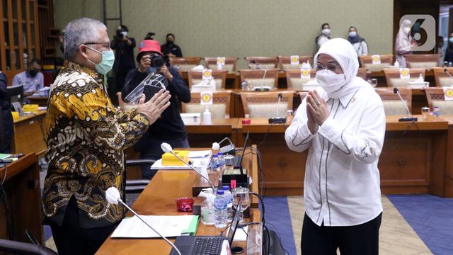 FOTO: Menaker Laporkan Kesiapan Program SPSK PMI ke Arab Saudi kepada DPR