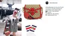 Tas kecil milik Nikita Willy ini bermerek Gucci. Tas kecil ini berharga Rp 25 juta. (foto: instagram.com/nikitawillyscloset)