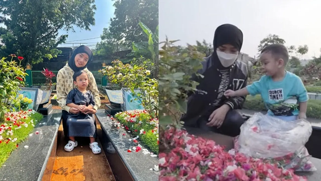 Selalu Ungkap Kerinduan, Ini 6 Momen Fuji Bawa Gala Ziarah ke Makam Vanessa dan Bibi