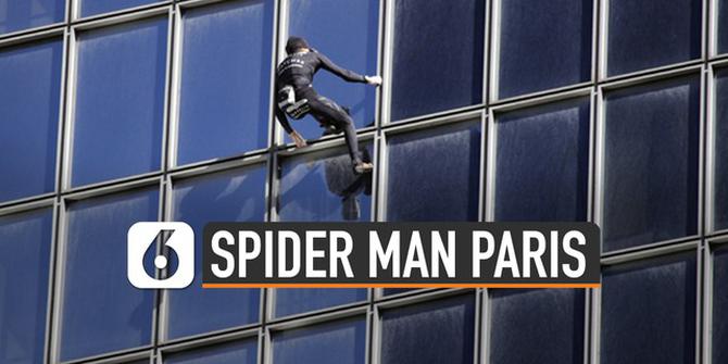 VIDEO: Aksi Menyeramkan Alain Robert Spider Man Paris