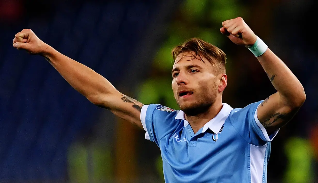 6.	Ciro Immobile (Lazio) -22 Gol (AFP/Alberto Pizzoli)