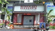 Keamanan Rutan Kelas I Solo, Jawa Tengah, diperketat usai terjadi kerusuhan antara pembesuk dan warga binaan.