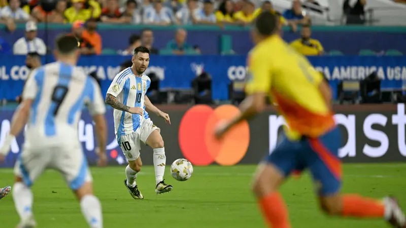 Lionel Messi - Argentina Vs Kolombia final Copa America 2024