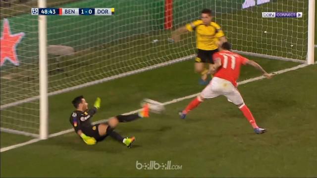 Berita video Borussia Dortmund kalah karena kiper Benfica, Ederson Moraes, pada 16 Besar Liga Champions. This video presented by Ballball.