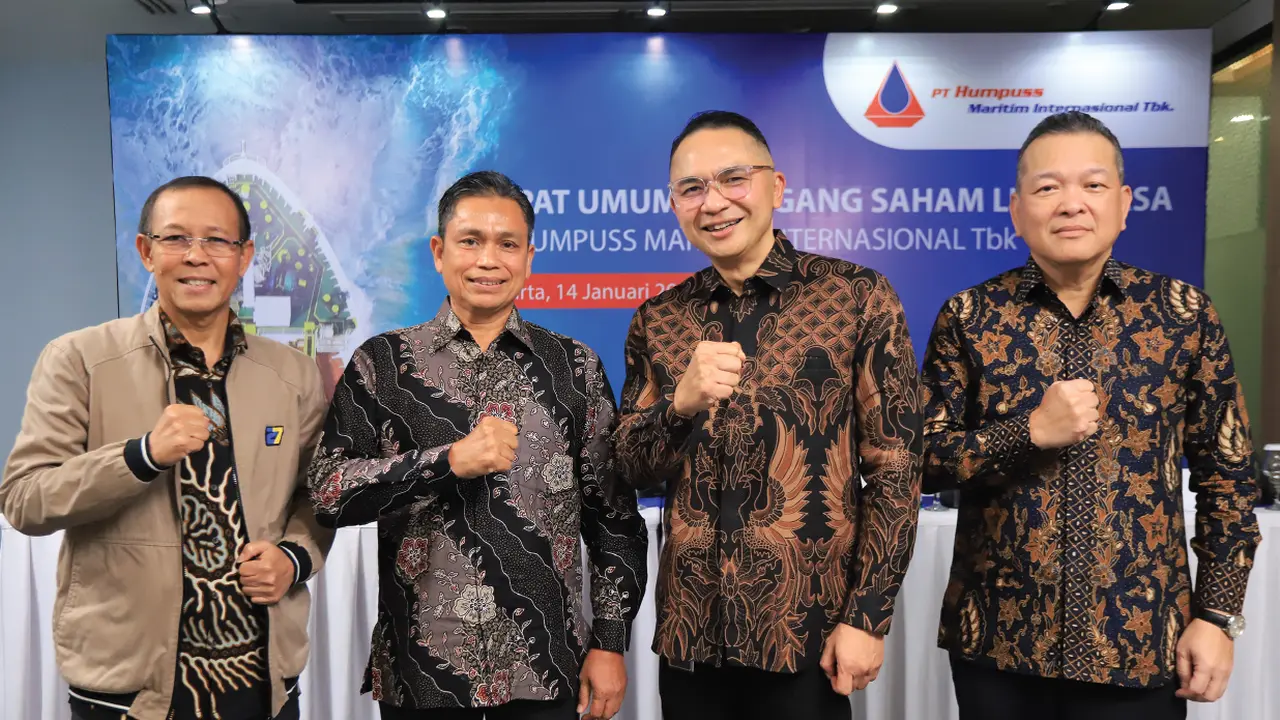 PT Humpuss Maritim Internasional Tbk (HUMI) merombak susunan pengurus dalam RUPSLB, Rabu, 14 Januari 2026. (Foto: Humpuss Maritim Internasional)