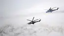 Sebelumnya, Rusia dan Belarus memulai latihan militer gabungan ini pada Jumat (12/9/2025). (Olesya KURPYAYEVA/AFP)