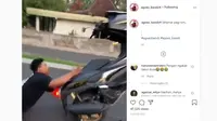 Niat Pamer Skill, Pengendara NMax Ini Malah Jadi Bahan Tertawaan