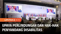 Para penyandang disabilitas unjuk kemampuan di hari kedua Pertemuan Tingkat Tinggi Asia Pasifik untuk penyandang disabilitas yang digelar Komisi Ekonomi dan Sosial Perserikatan Bangsa-Bangsa di Jakarta.