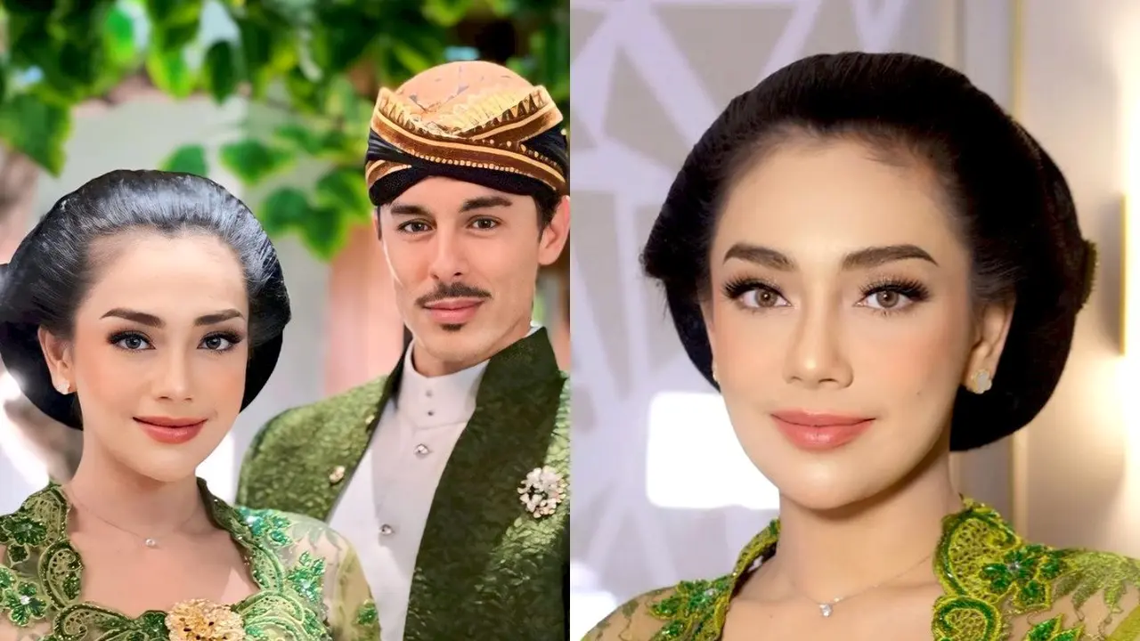 Berparas Bule, 6 Pesona Celine Evangelista Menjelma jadi Perempuan Jawa Kenakan Kebaya dan Sanggul di Ultah Putri Solo