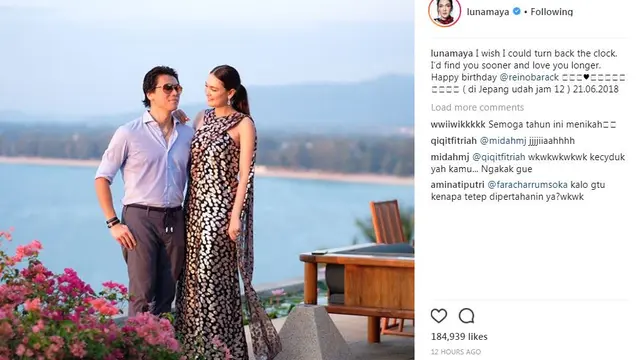 Luna Maya dan Reino Barack