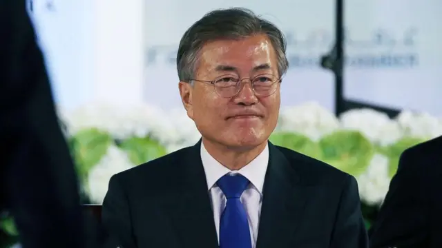 Presiden Korea Selatan Moon Jae-in (AP/Jon Gambrell)