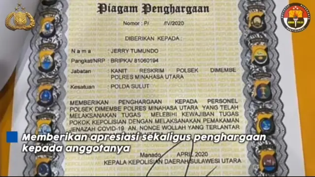 4 Fakta Bripka Jerry, Polisi yang Makamkan Jenazah Pasien Corona Terlantar