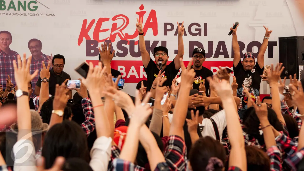 Suasana kampanye di Rumah Lembang 