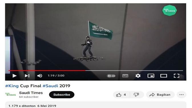<p>Gambar Tangkapan Layar Video dari Channel YouTube Saudi Times.</p>