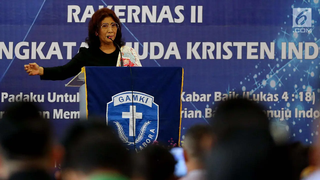 Menteri Susi Pudjiastuti Buka Rakornas GAMKI