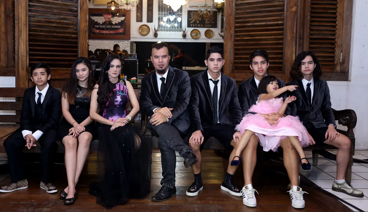 Talenta musik  yang dimiliki oleh putra Ahmad Dhani sudah mengalir didalam darahnya. Karena mereka terlahir dari seorang musisi hebat. ( Andy Masela/Bintang.com)