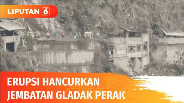 Jembatan Gladak Perak yang menghubungkan Malang dan Lumajang yang putus total akibat diterjang lahar dingin Gunung Semeru, kini menjadi tontonan warga. Sementara TNI dari Yon Zipur 5 menyatakan tak mudah untuk membuatkan jembatan darurat.