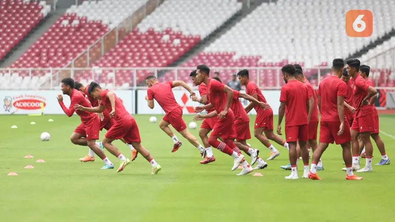 Official Training Timnas Indonesia di Piala AFF 2022
