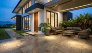 7 Model Lantai Batu Alam yang Bikin Teras Rumah Minimalis Terlihat Mewah