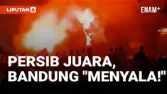 Pendukung Persib Bandung Merayakan Kesuksesan Juara BRI Liga 1 2024/2025, Sabtu (24/5/2025) malam. Bobotoh Turun ke Jalan-Jalan Kota Kembang, Salah Satunya Kawasan Dago.